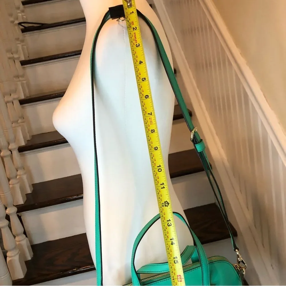 KATE SPADE Mint Green Cedar Street Maise Leather Satchel Crossbody